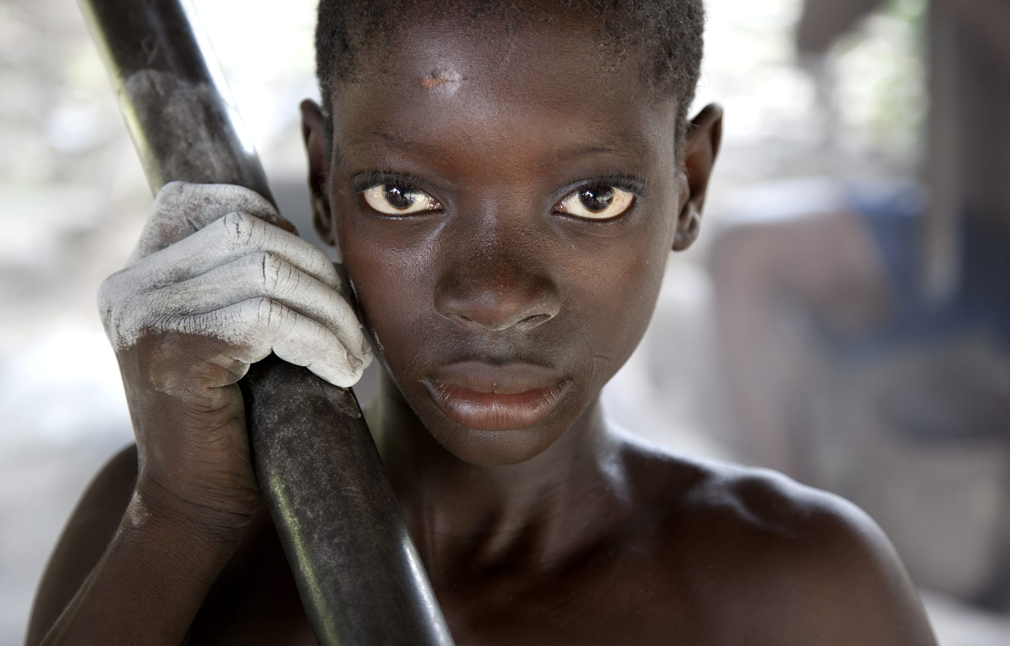 Young boy in Ghana