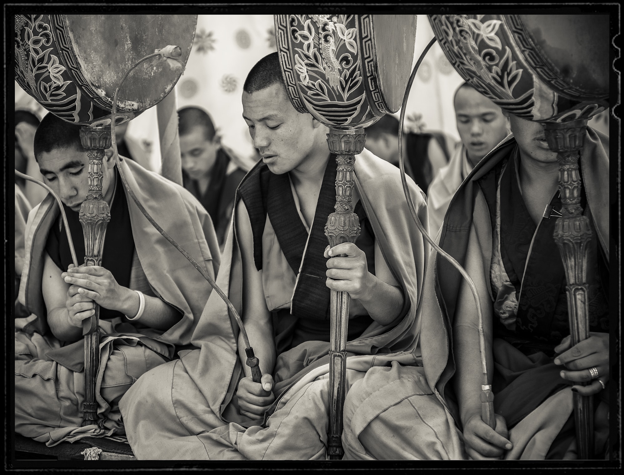 Drummers in Bhutan
