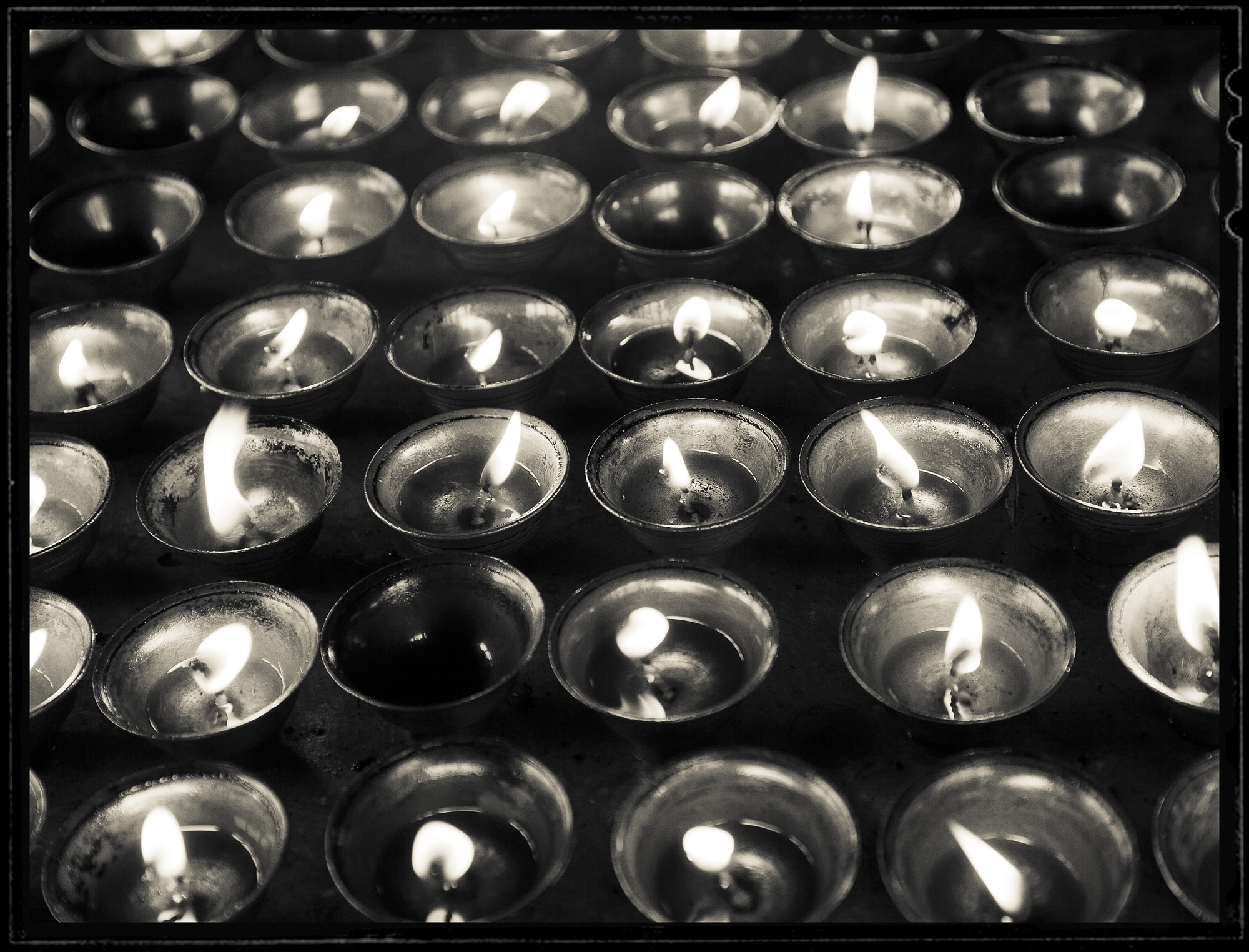 Candles in Bhutan