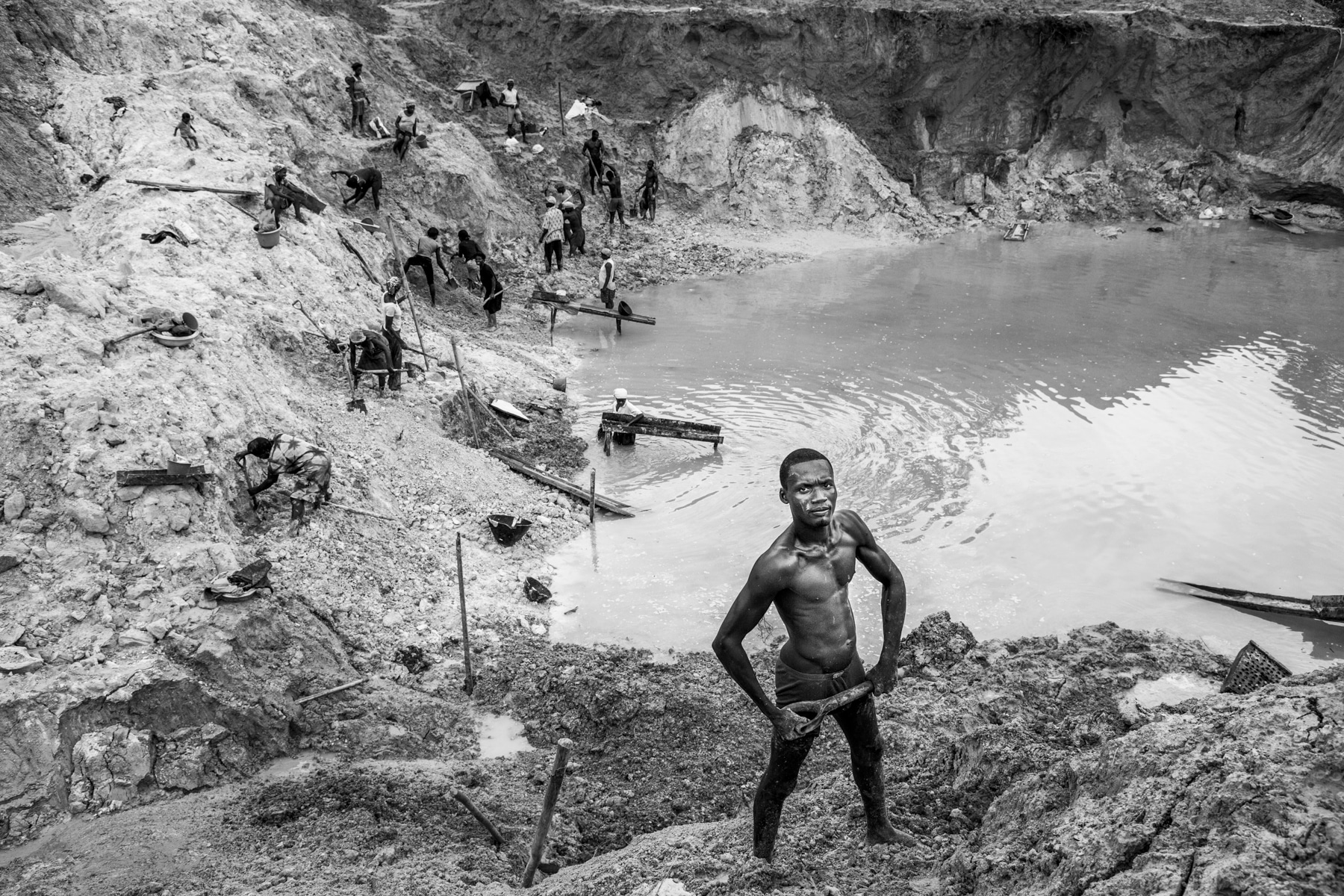Gold Mine Slaves in Ghana