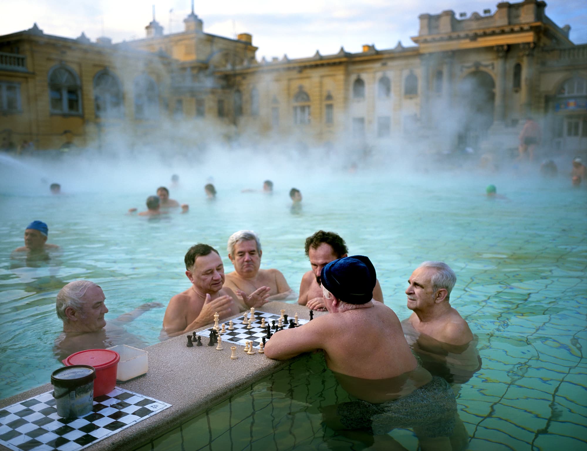 Chess game in Budapest