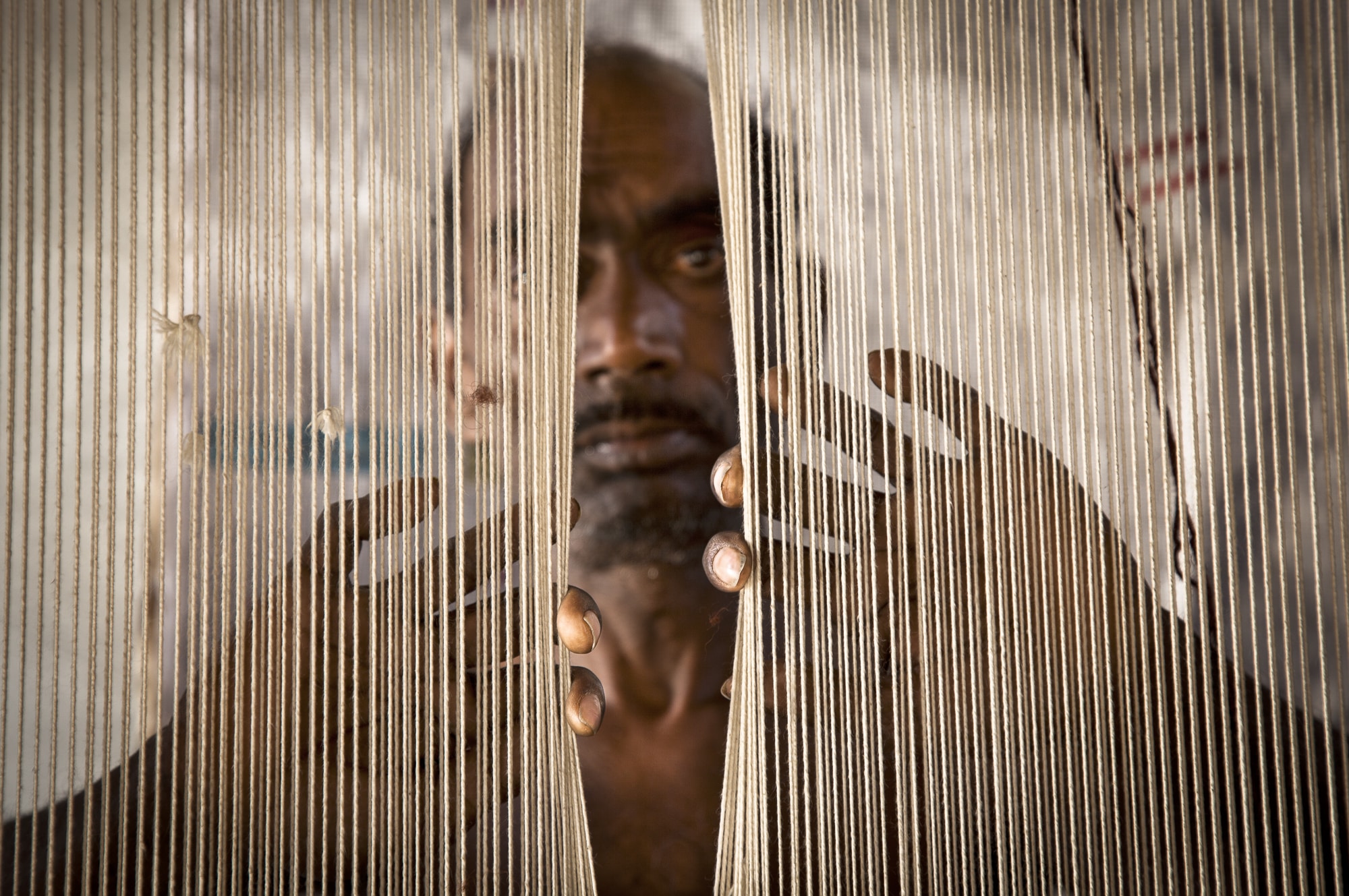 Man with Threads in India