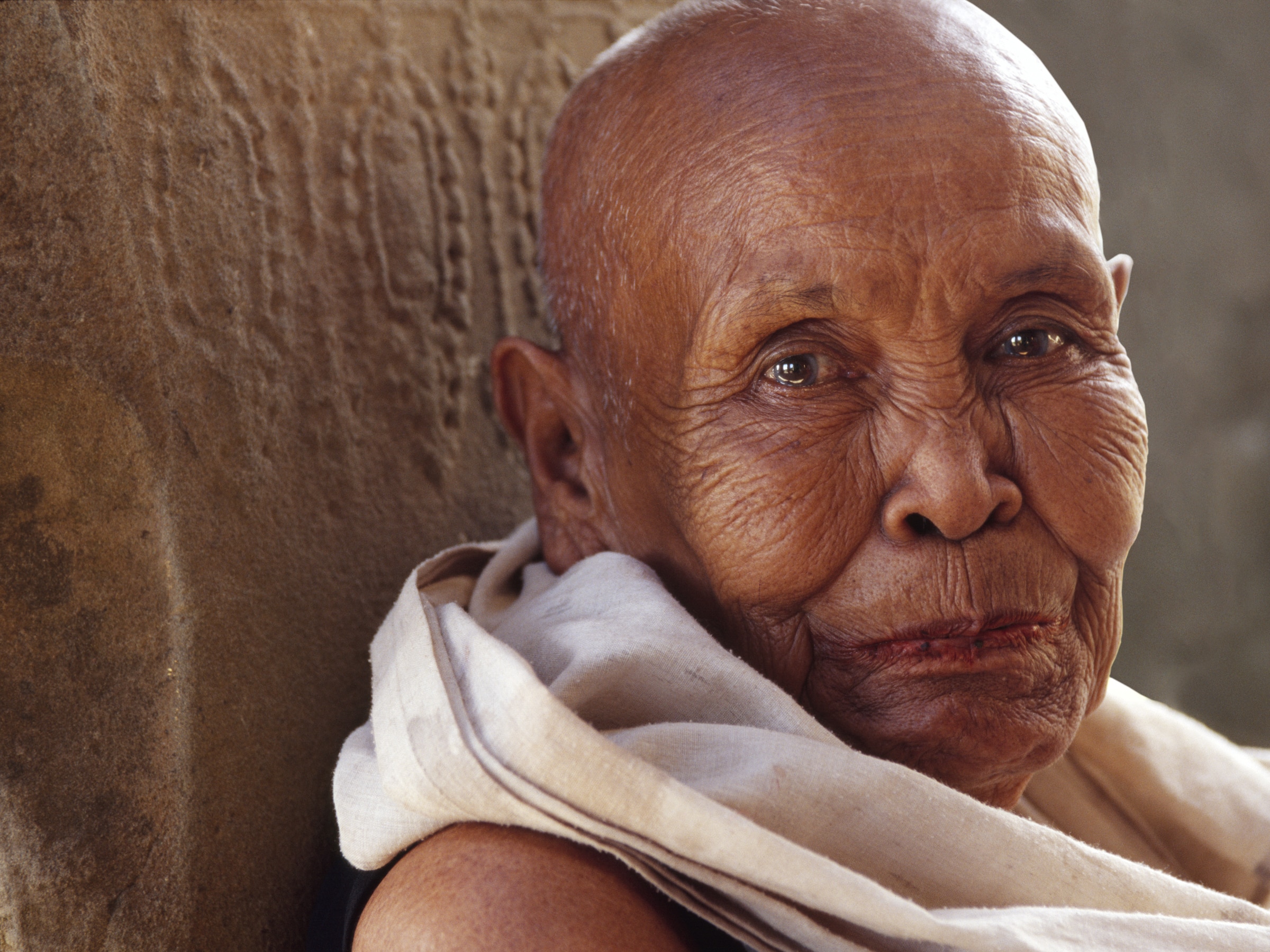 Photo of an elderly person in Cambodia